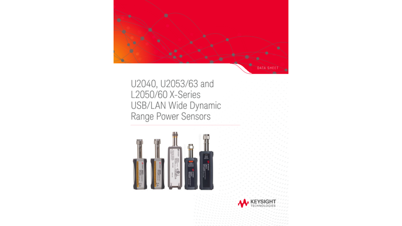 U2040 X-Series Wide Dynamic Range Power Sensors